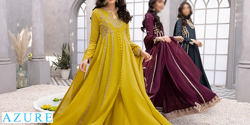 Azure Luxury Formal Wedding & Party Wear Dresses in Pakistan –