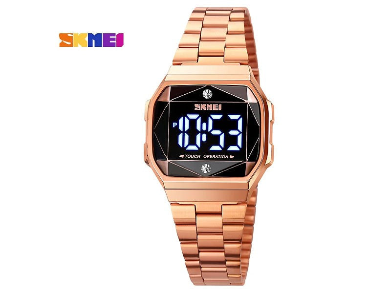 SKMEI Touch Screen Ladies Fashion Watch 1797 Rose Gold DZ16009