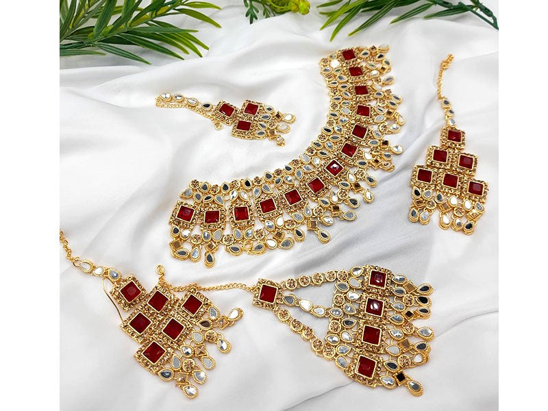 Heavy hot sale tikka jewellery