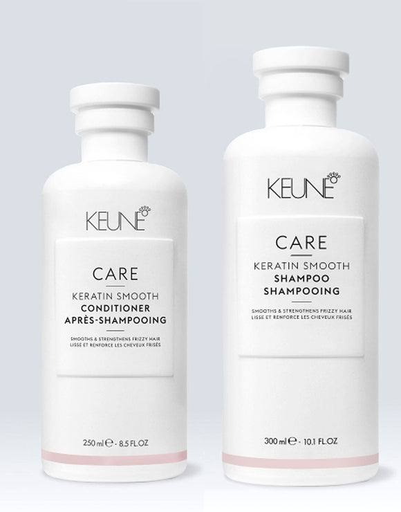 Bundle of 2 Keune Care Keratin Smooth Shampoo & Conditioner (DZ17539)