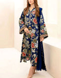 All-Over Digital Print Dhanak Suit with Dhanak Shawl (DZ17588)