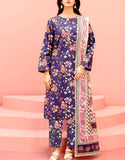 Digital All-Over Print Karandi Dress with Karandi Dupatta (DZ17580)