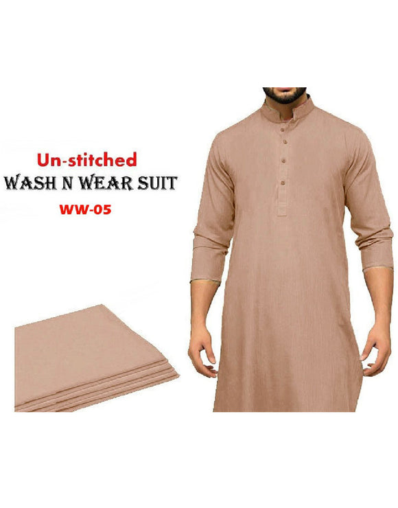 Unstitched Wash N Wear Men's Shalwar Kameez (DZ11918)