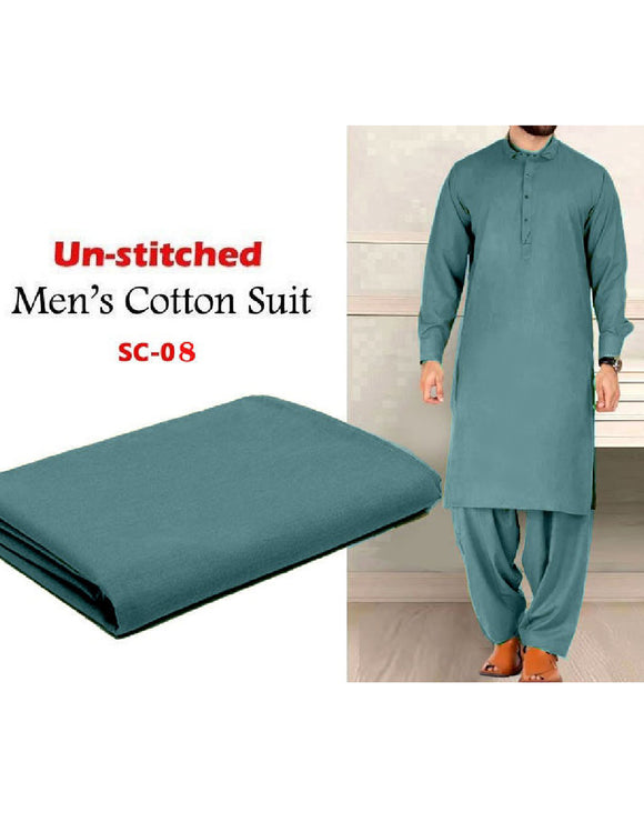 IB Swiss Fashion Soft Egyptian Cotton Unstitched Men's Shalwar Kameez (DZ13109)