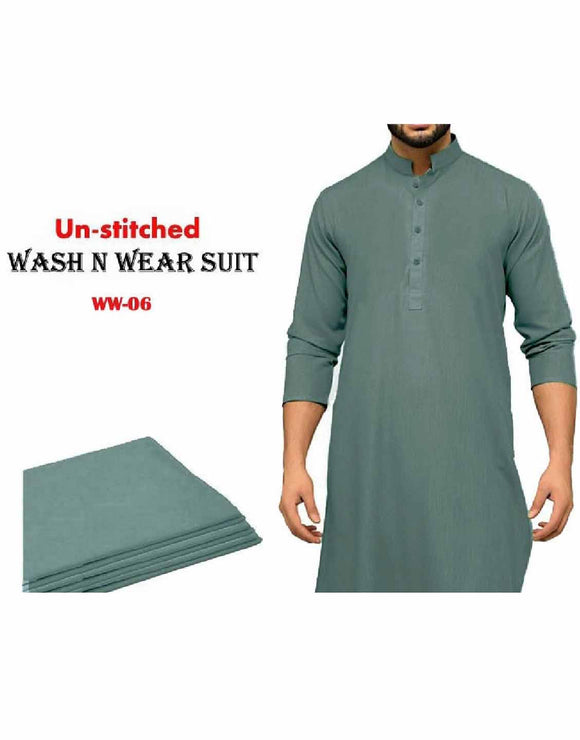 Unstitched Wash N Wear Men's Shalwar Kameez (DZ13117)