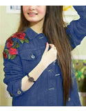 Stylish Blue Denim Jacket for Women (DZ13533)