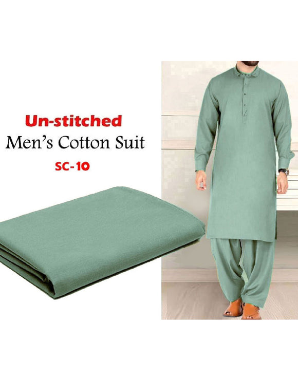 IB Swiss Fashion Soft Egyptian Cotton Unstitched Men's Shalwar Kameez (DZ13715)