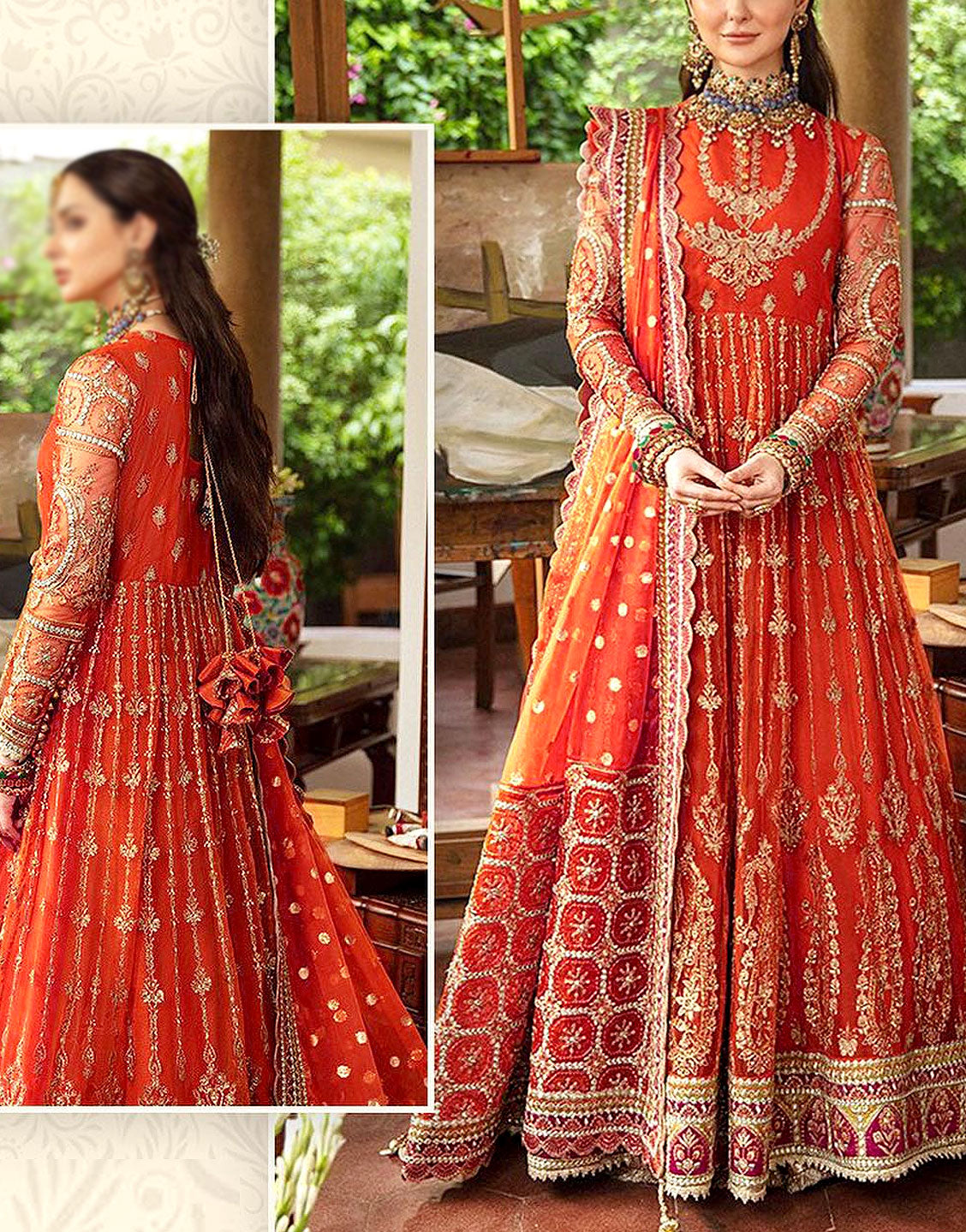 Online pakistani bridal lehenga sale online