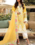 Schiffli Embroidered Lawn Dress with Embroidered Organza Dupatta (DZ14836)