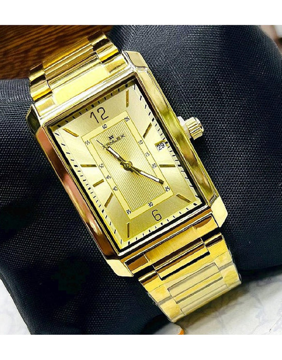 Xenlex Men's Golden Chain Watch (DZ16052)