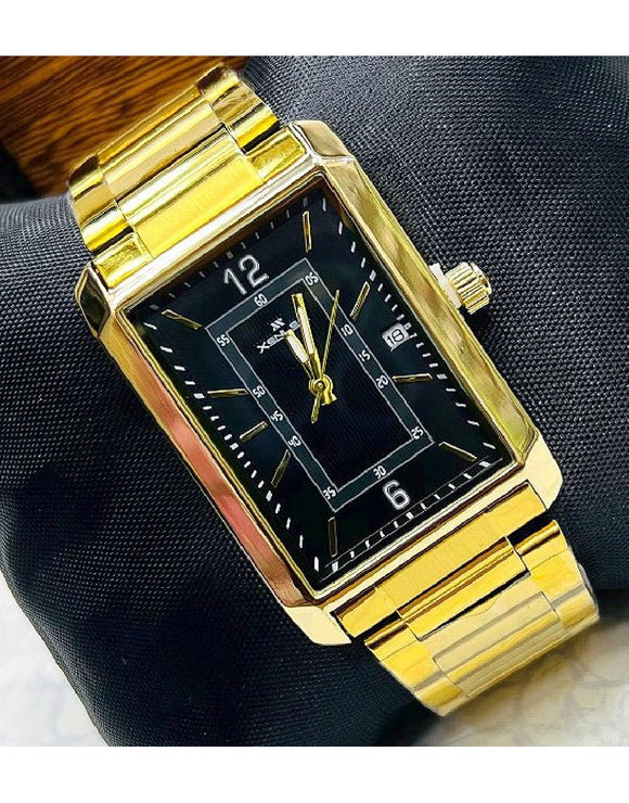Xenlex Men's Golden Chain Watch (DZ16057)