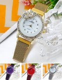 Noble Leaf Magnet Chain Fashion Watch for Ladies (DZ16071)