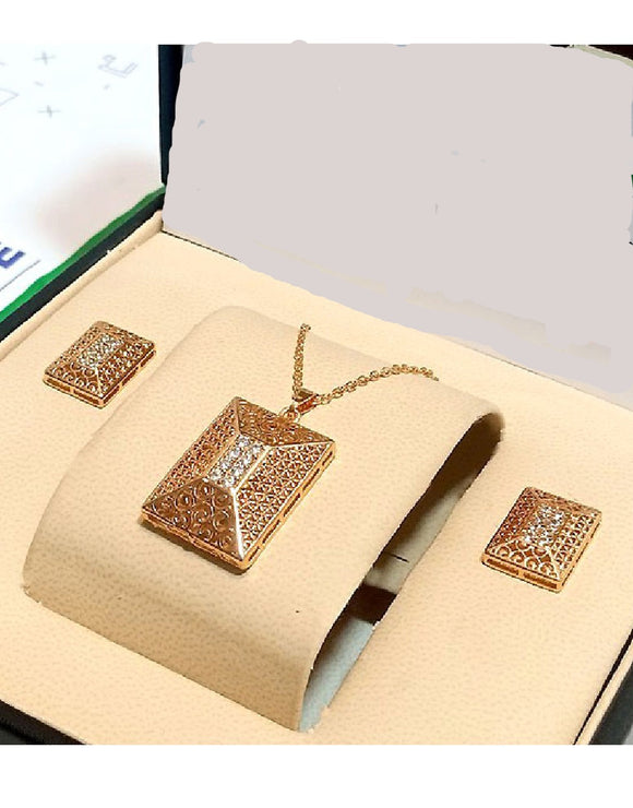 Elegant Necklace & Earring Set for Ladies (DZ16094)