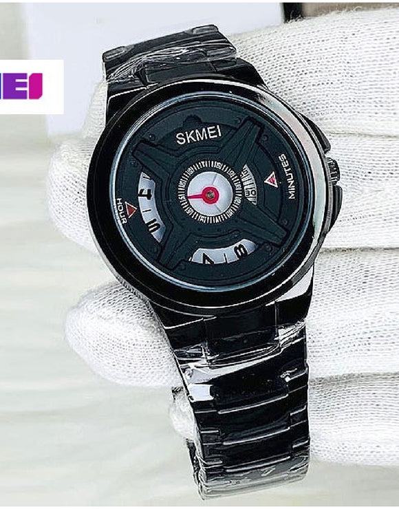 SKMEI Men's Black Fashion Watch (DZ16128)