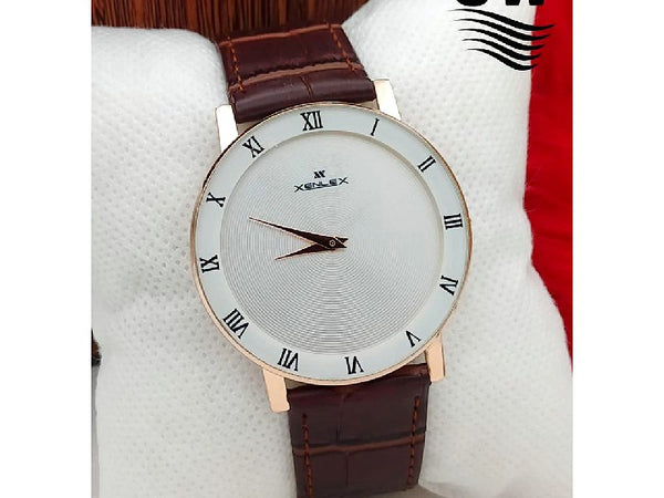 Xenlex Leather Strap Men s Dress Watch DZ16307 DressyZone