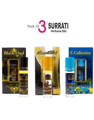 Pack of 3 Surrati Perfumes Oils (DZ16529)