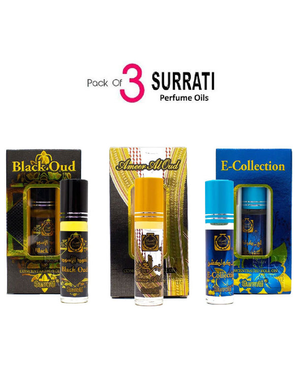Pack of 3 Surrati Perfumes Oils (DZ16529)