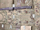 Handwork Heavy Embroidered Organza Party Wear Dress 2024 (DZ16552)