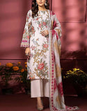 Digital All-Over Floral Print Lawn Suit with Lawn Dupatta (DZ16926)