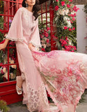 Elegant Embroidered Lawn Suit with Chiffon Dupatta (DZ16962)