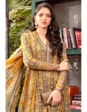 All-Over Print Embroidered Lawn Dress 2024 with Chiffon Dupatta (DZ16970)