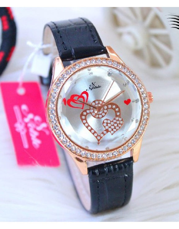 Noble Heart Dial Fashion Watch for Girls (DZ16988)
