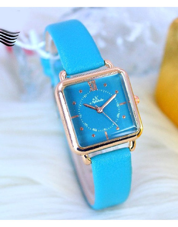 Noble Square Dial Fashion Watch for Girls (DZ16996)