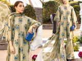 Digital All-Over Print Lawn Dress 2024 with Printed Chiffon Dupatta (DZ17060)