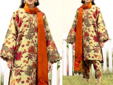Digital All-Over Print Lawn Dress with Voil Lawn Dupatta (DZ17067)