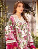 Digital All-Over Print Embroidered Lawn Dress 2024 with Chiffon Dupatta (DZ17073)