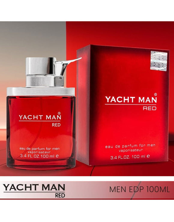 Yacht Man Red EDP Perfume 100ml (DZ17376)