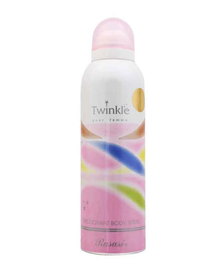 Original Rasasi Twinkle Deodorant Body Spray - 200 ML (DZ17479)