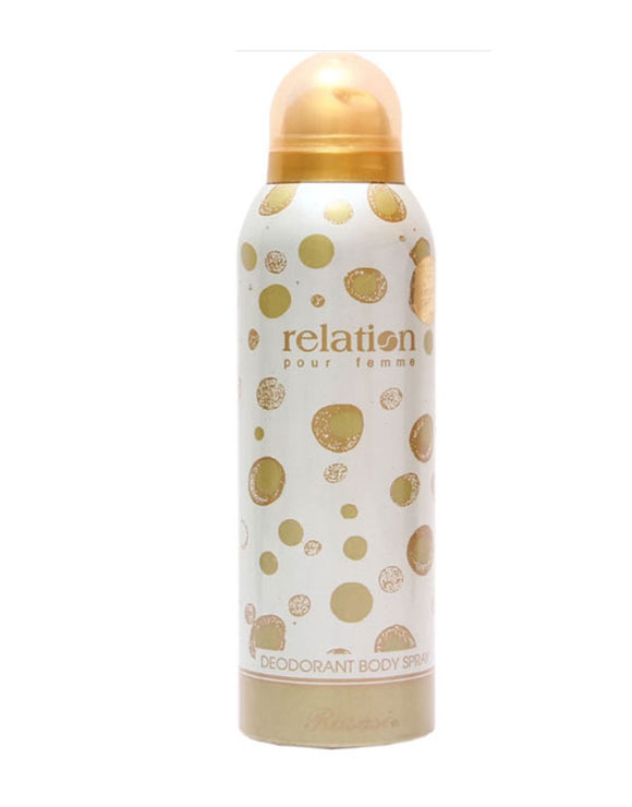 Original Rasasi Relation for Women Deodorant Body Spray - 200 ML (DZ17485)