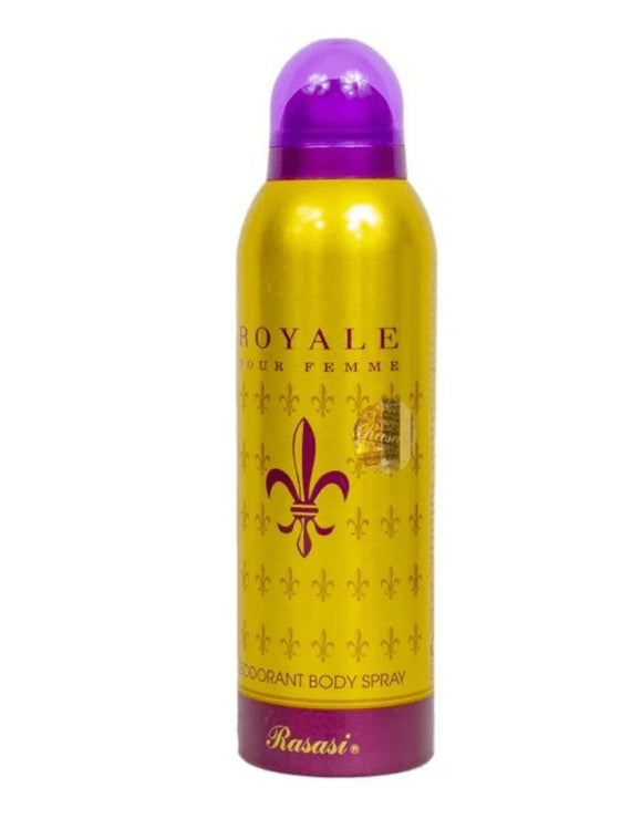 Original Rasasi Royale Pour Femme Deodorant Body Spray - 200 ML (DZ17491)