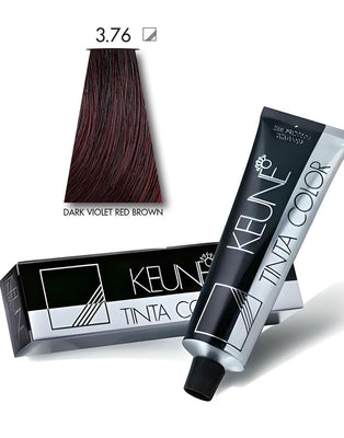 Keune Tinta Hair Color 3.76 Dark Violet Red Brown (DZ17694)