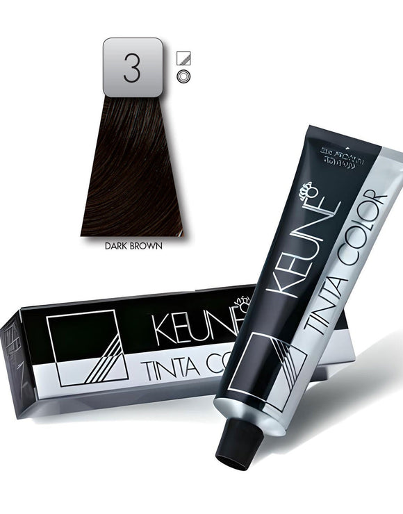 Keune Tinta Hair Color 3 Dark Brown (DZ17695)