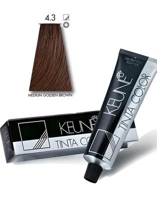 Keune Tinta Hair Color 4.3 Medium Golden Brown (DZ17698)