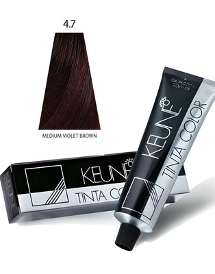 Keune Tinta Hair Color 4.7 Medium Violet Brown (DZ17700)