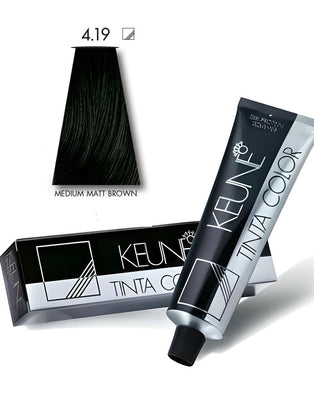 Keune Tinta Hair Color 4.19 Medium Matt Brown (DZ17702)