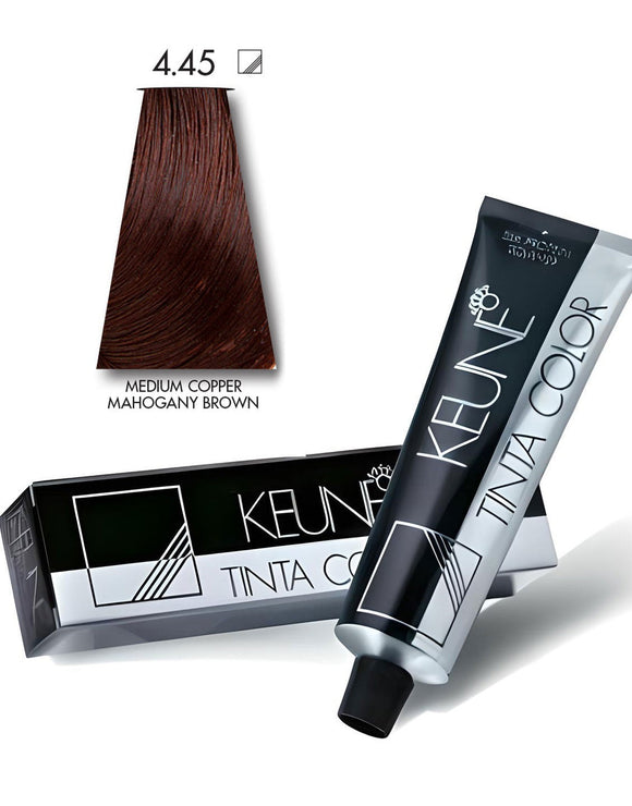 Keune Tinta Hair Color 4.45 Medium Copper Mahogany Brown (DZ17706)