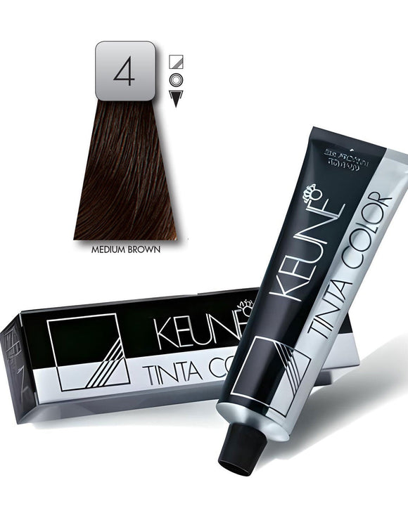 Keune Tinta Hair Color 4 Medium Brown (DZ17710)