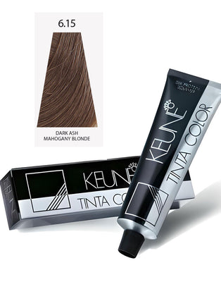 Keune Tinta Hair Color 6.15 Dark Ash Mahogany Blonde (DZ17734)