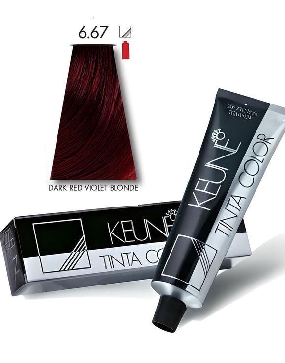 Keune Tinta Hair Color 6.67 Dark Red Violet Blonde (DZ17743)