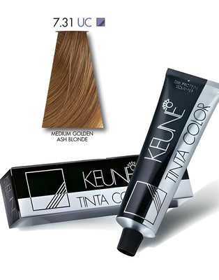 Keune Tinta Hair Color 7.31 UC Medium Golden Ash Blonde (DZ17749)