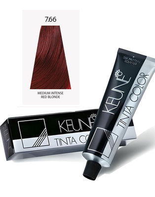 Keune Tinta Hair Color 7.66 Medium Intense Red Blonde (DZ17756)