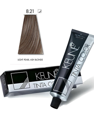 Keune Tinta Hair Color 8.21 Light Pearl Ash Blonde (DZ17766)