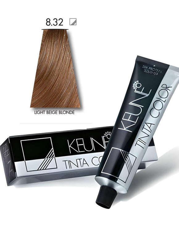 Keune Tinta Hair Color 8.32 Light Beige Blonde (DZ17768)