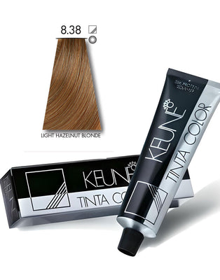 Keune Tinta Hair Color 8.38 Light Hazelnut Blonde (DZ17770)