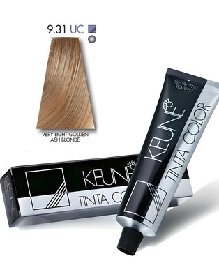 Keune Tinta Hair Color 9.31 UC Very Light Golden Ash Blonde (DZ17781)