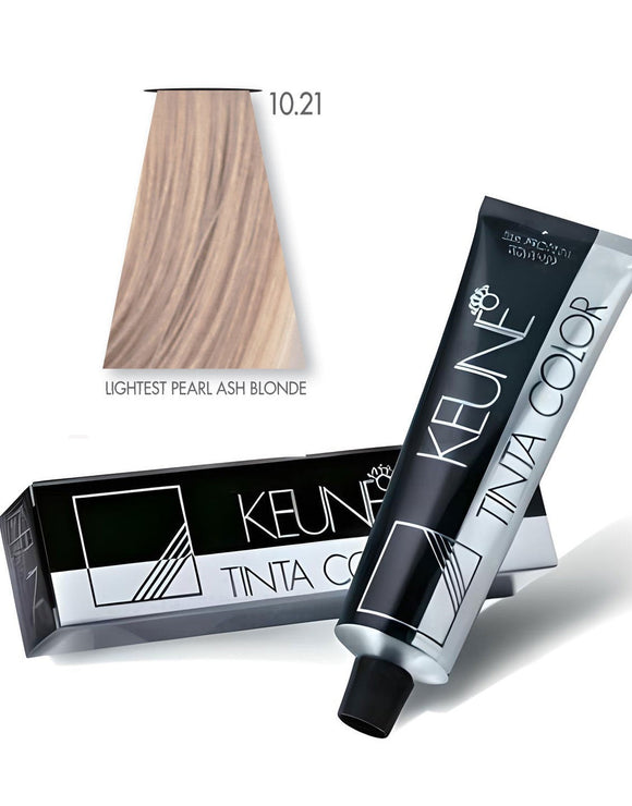 Keune Tinta Hair Color 10.21 Very Lightest Pearl Ash Blonde (DZ17786)